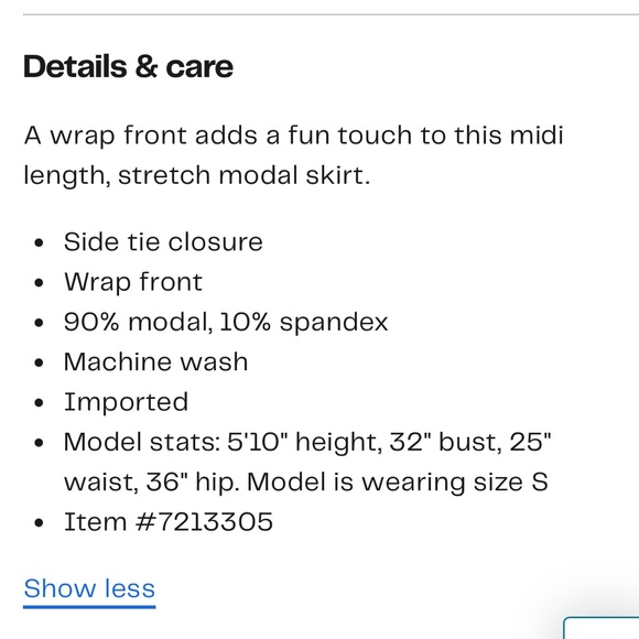 Elegant Navy Blue Women's Skirt - Picture 3 of 7